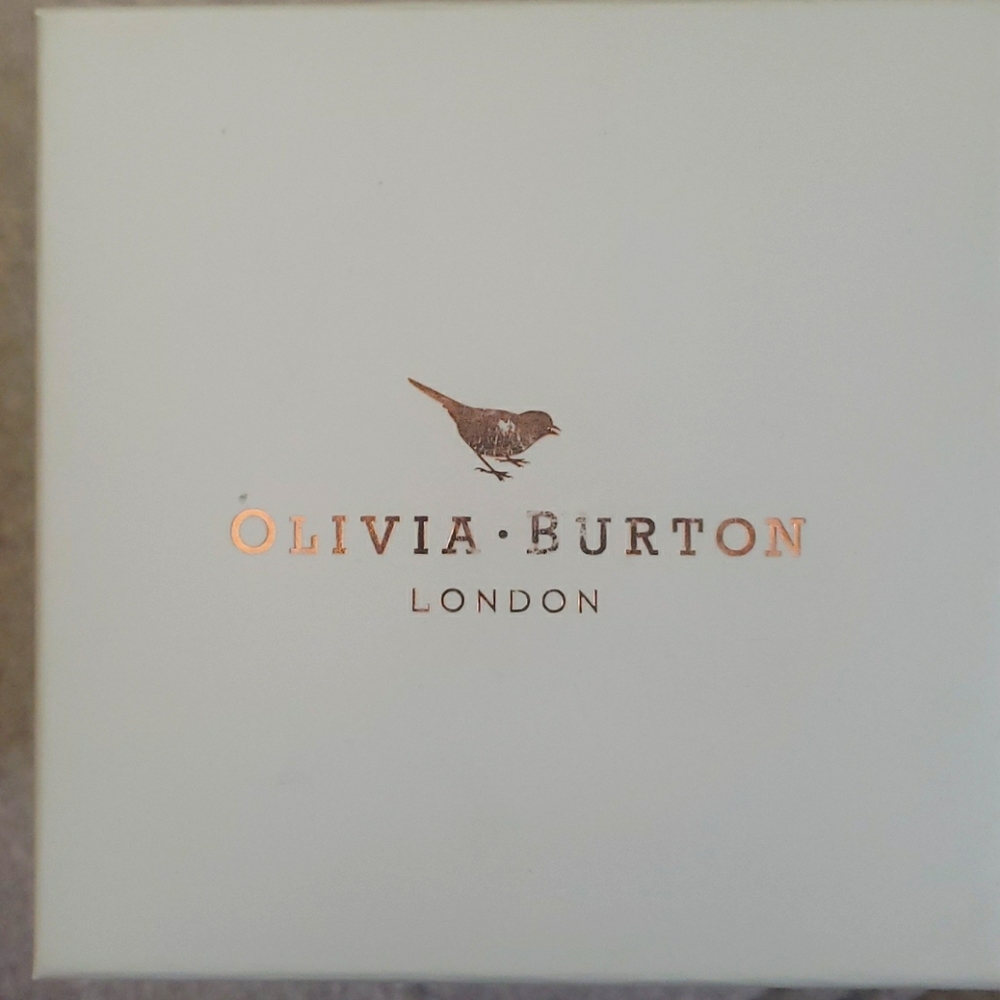 Olivia Burton Grey & Rose Gold Watch
